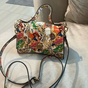 Aldo tiger print mini crossbody 7x5x3